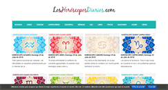 Desktop Screenshot of loshoroscoposdiarios.com